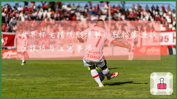 世界杯竞猜规则详解，轻松掌握投注技巧与注意事项